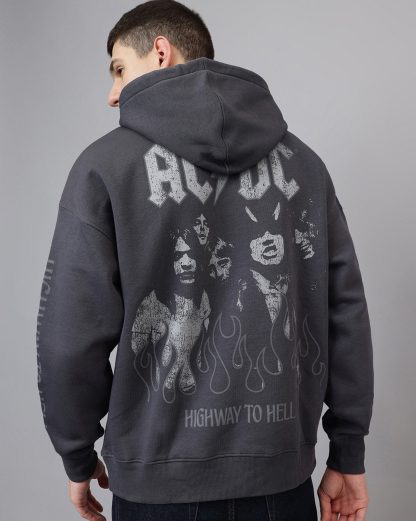 AC/DC Highway To Hell Oversized Hoodie Men