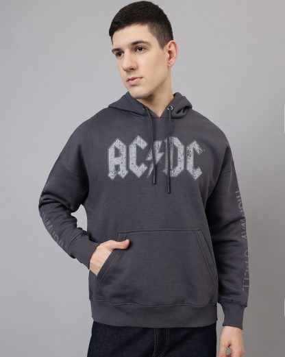 AC/DC Highway To Hell Oversized Hoodie Men - Image 3