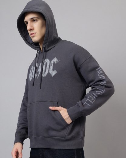 AC/DC Highway To Hell Oversized Hoodie Men - Image 4
