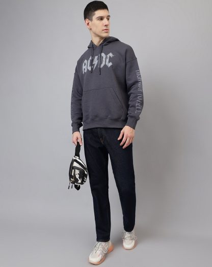 AC/DC Highway To Hell Oversized Hoodie Men - Image 5