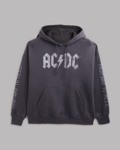AC/DC Highway To Hell Oversized Hoodie Men - Image 6
