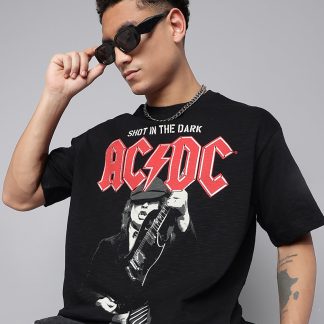 AC/DC Shot In The Dark Oversized Tshirt Men