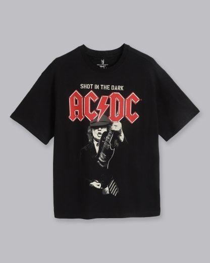 AC/DC Shot In The Dark Oversized Tshirt Men - Image 6