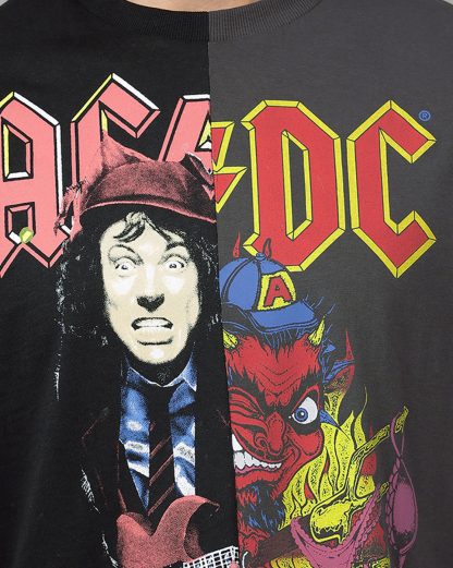 ACDC Black & Grey Oversized Tshirt Men - Image 5