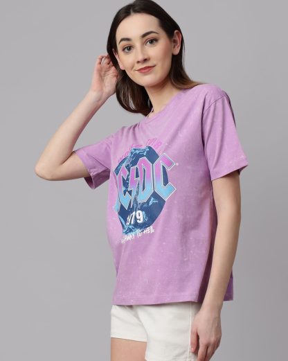 AC/DC Oversized Tshirt Women - Image 2
