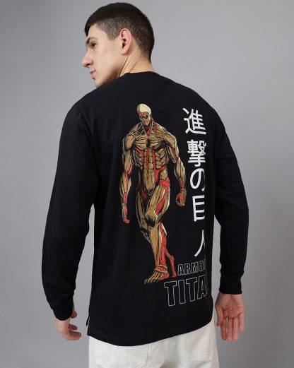 Attack On Titan Colossal Full Sleeve Tshirt Men - Image 4