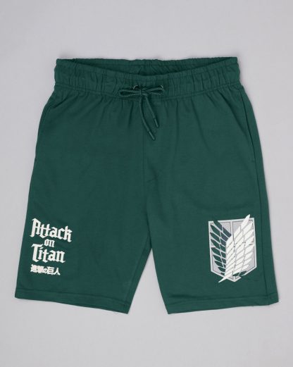 Attack On Titans Printed Regular Fit Shorts For Men - Image 6