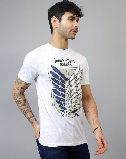 Attack On Titans Printed Regular Fit Tshirt For Men - Image 2