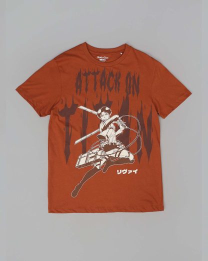 Attack On Titan Printed Regular Fit Tshirt For Men - Image 5