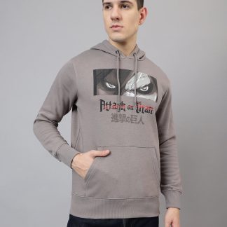 Attack On Titan Grey Hoodie Men