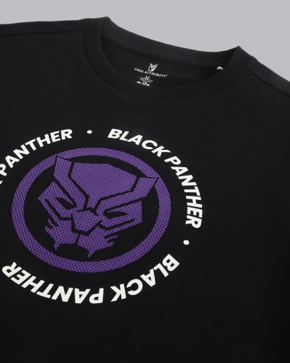 Black Panther Printed oversized Tshirt For Men - Image 2