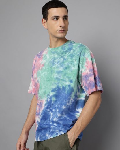 Tie - Dye Oversized Tshirt Men - Image 2
