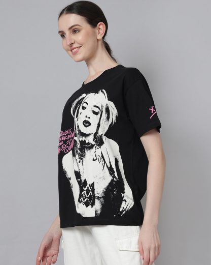 Birds Of Prey Printed Oversized Tshirt For Women - Image 2