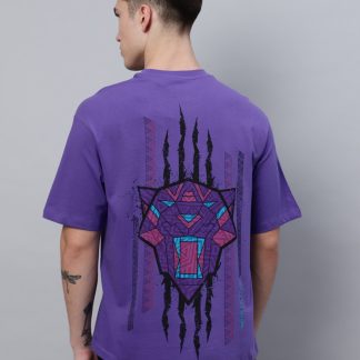 Black Panther Wakanda Forever Oversized Tshirt Men