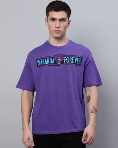 Black Panther Wakanda Forever Oversized Tshirt Men - Image 2