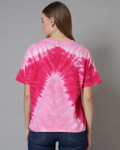 Barbie Relaxed Fit Round Neck Pink Tshirt For Women - Image 3