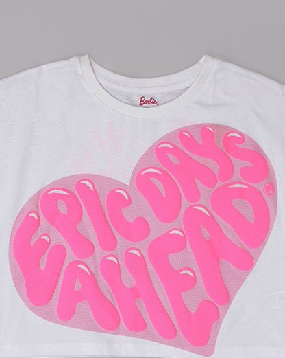 Barbie Printed Boxy Fit Tshirt For Women - Image 2