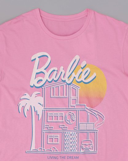 Barbie Printed Oversized Tshirt For Women - Image 2