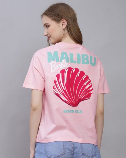 Barbie Printed Regular Fit Tshirt For Women