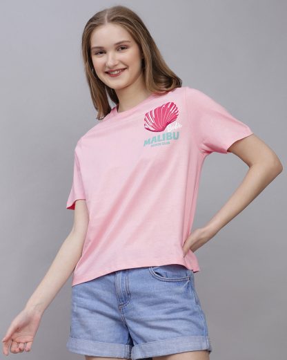 Barbie Printed Regular Fit Tshirt For Women - Image 4
