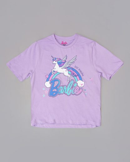 Barbie Printed Regular Fit Tshirt For Women - Image 5