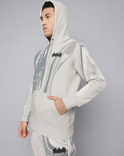 Batman 1989 Grey Hoodie Men - Image 3