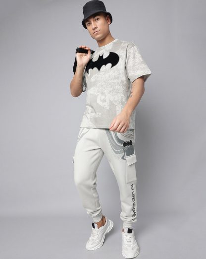 Batman Grey Oversized Tshirt Men - Image 5