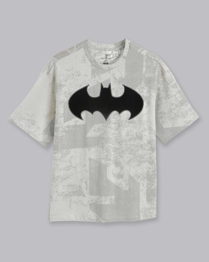 Batman Grey Oversized Tshirt Men - Image 6