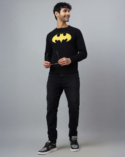 Batman Printed Regular Fit Sweatshirt For Men - Image 4
