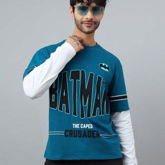 Batman The Caped Crusader Doctor Sleeve Oversized Tshirt For Men