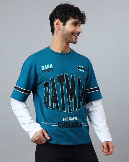 Batman The Caped Crusader Doctor Sleeve Oversized Tshirt For Men - Image 2