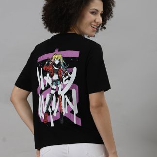 Harley Quinn Black Tshirt Women