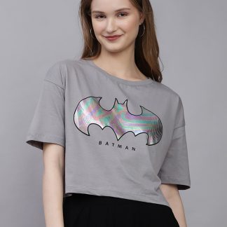 Batman Printed Boxy Fit Tshirt For Women