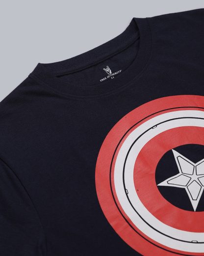 Captain America Printed Regular Fit Tshirt For Men - Image 2