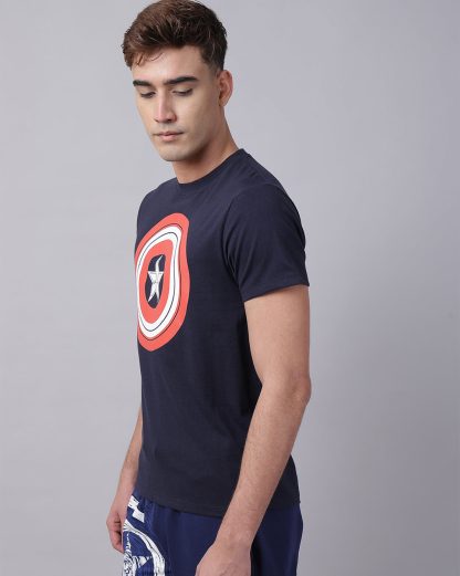 Captain America Printed Regular Fit Tshirt For Men - Image 3