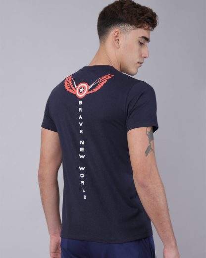 Captain America Printed Regular Fit Tshirt For Men - Image 4