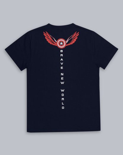 Captain America Printed Regular Fit Tshirt For Men - Image 7