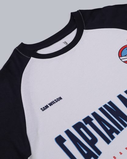 Captain America Printed Oversized Tshirt For Men - Image 2