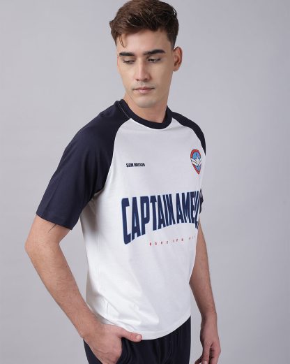 Captain America Printed Oversized Tshirt For Men - Image 3