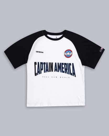 Captain America Printed Oversized Tshirt For Men - Image 7