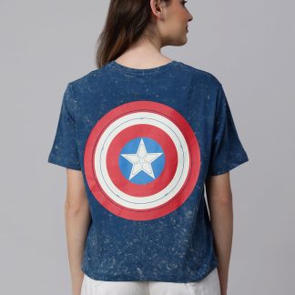 Captain America Regular Fit Tshirt Women