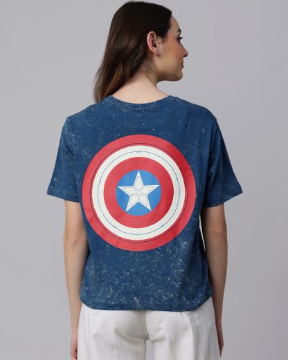 Captain America Regular Fit Tshirt Women