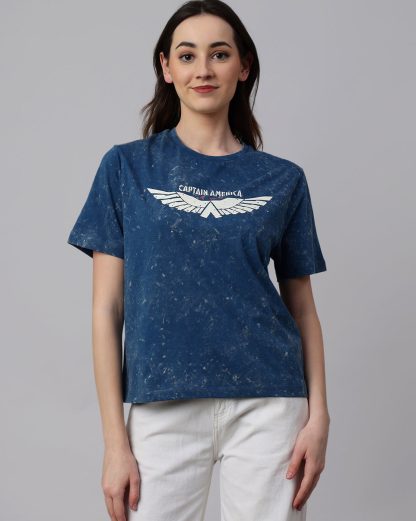 Captain America Regular Fit Tshirt Women - Image 2