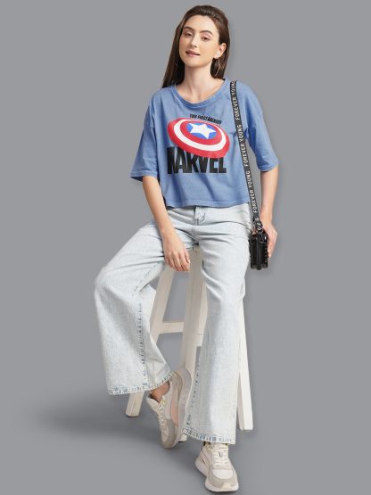 Captain America Oversized Tshirt Women - Image 4
