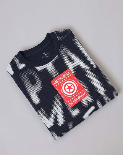 Captain America Printed Regular fit Sweatshirt For Men - Image 7