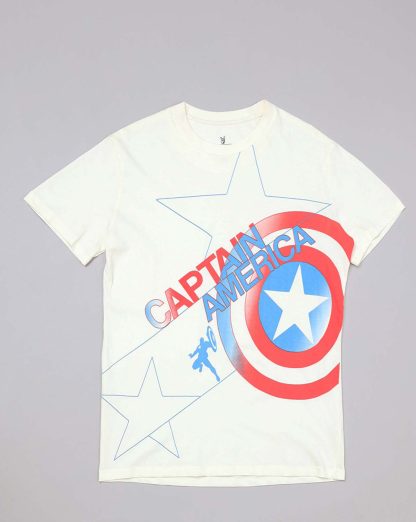 Captain America Printed Regular Fit Tshirt For Men - Image 5