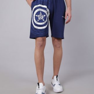 Captain America Printed Regular Fit Shorts For Men