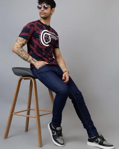 Captain America Printed Regular Fit Tshirt For Men - Image 4