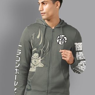 Dragon Ball Z Regular Fit Hoodie Jacket Men