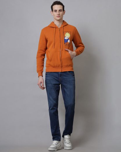 Dragon Ball Z Printed Regular Fit Hoodie For Men - Image 4